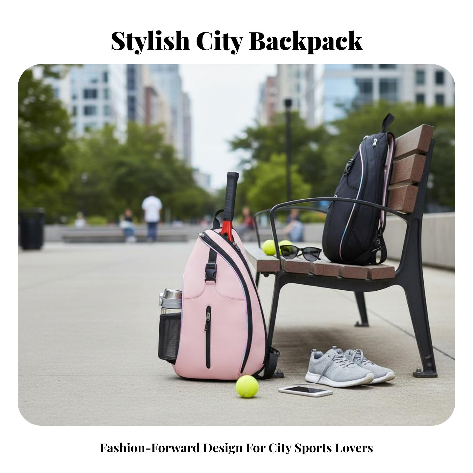 Badminton Equipment - Pickleball Backpack Sturdy Badminton Gear Bag