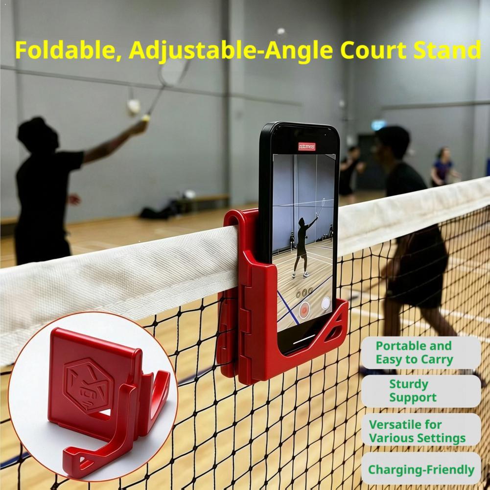 Badminton Video - Portable Fence Phone Mount Holder Foldable