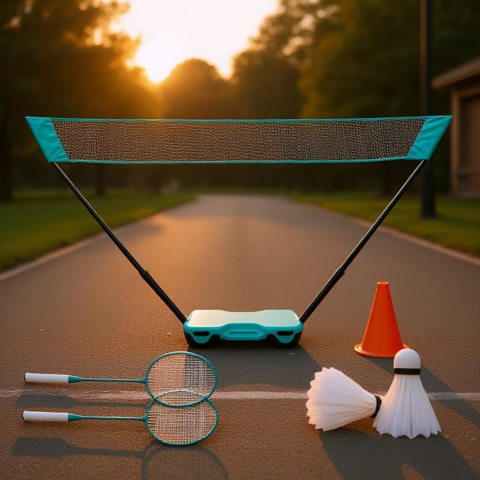 Badminton Net Frame Kit Compac - đánh giá và giá Badminton Equipment