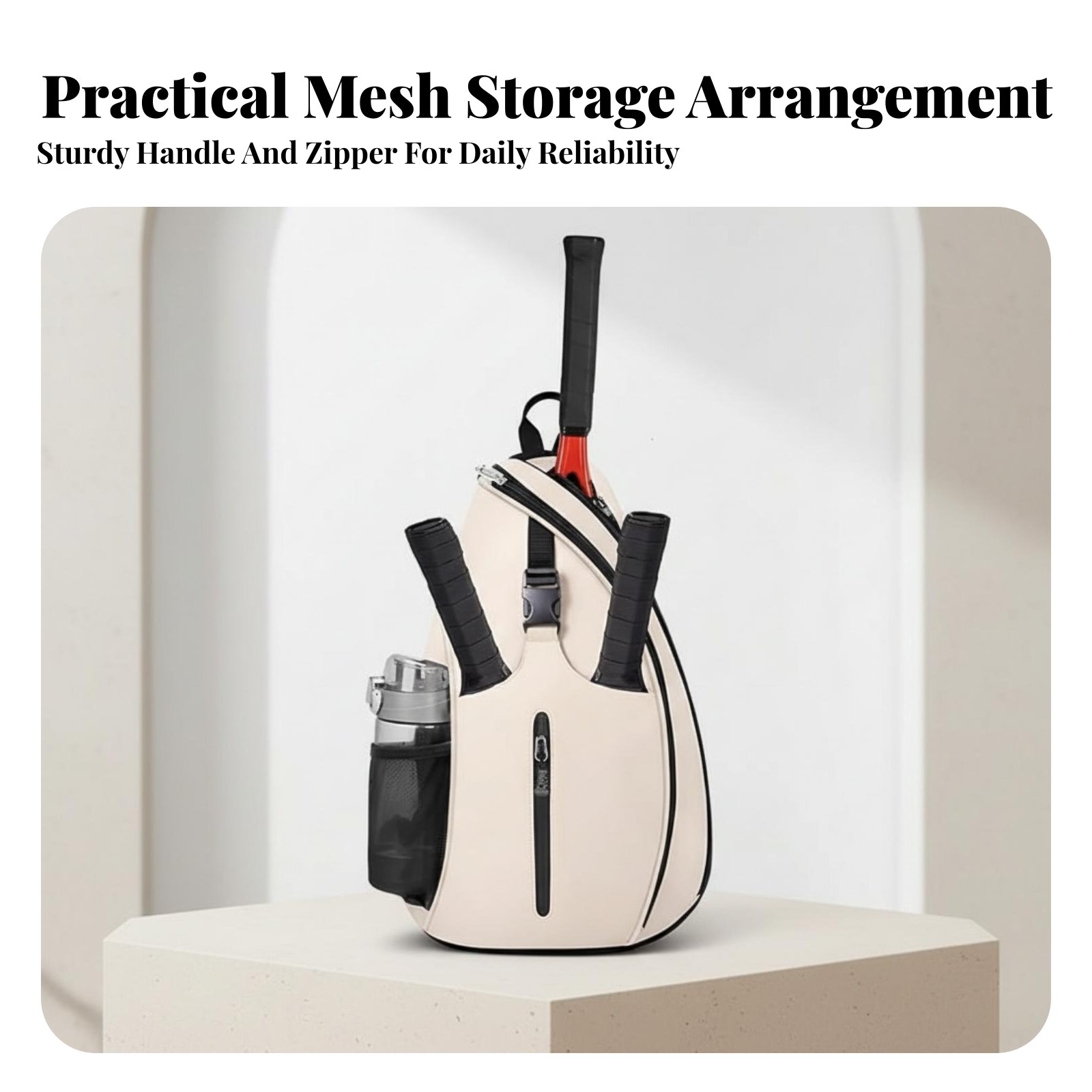 Pickleball Backpack Sturdy Bad - đánh giá và giá Badminton Equipment