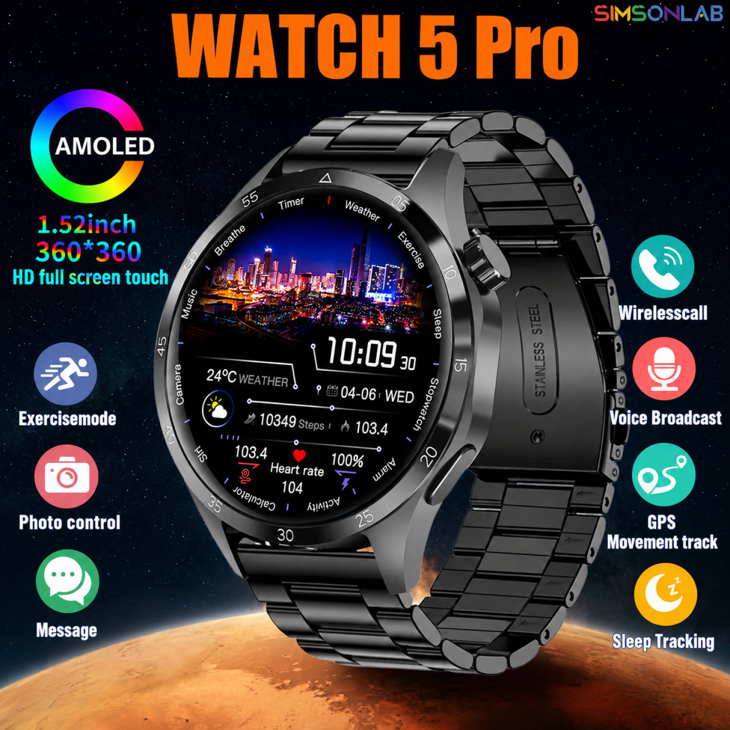 2026 Watch 5 Pro GPS Track Com - đánh giá và giá Badminton Asia