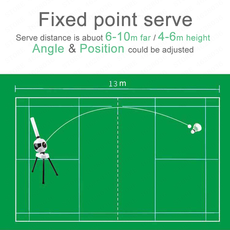 Automatic Badminton Service Ma - đánh giá và giá Badminton Video