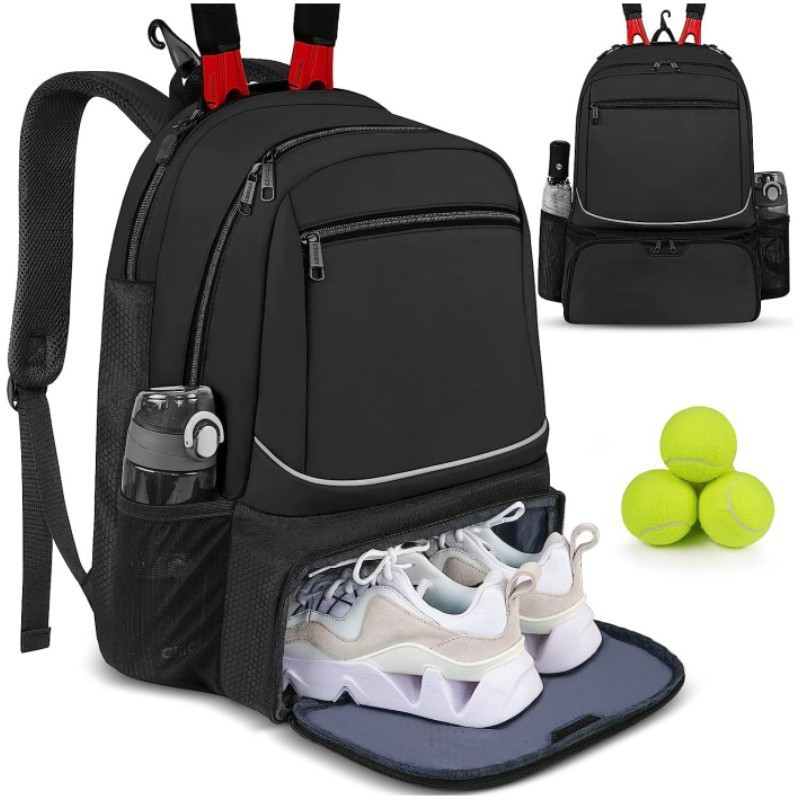 Large Capacity Tennis Backpack - đánh giá và giá Badminton Equipment