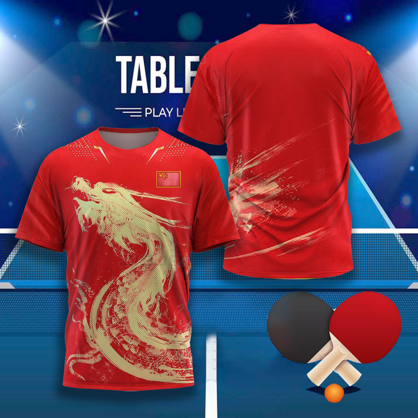 CHINA Dragon Table Tennis Grap - đánh giá và giá Badminton Asia