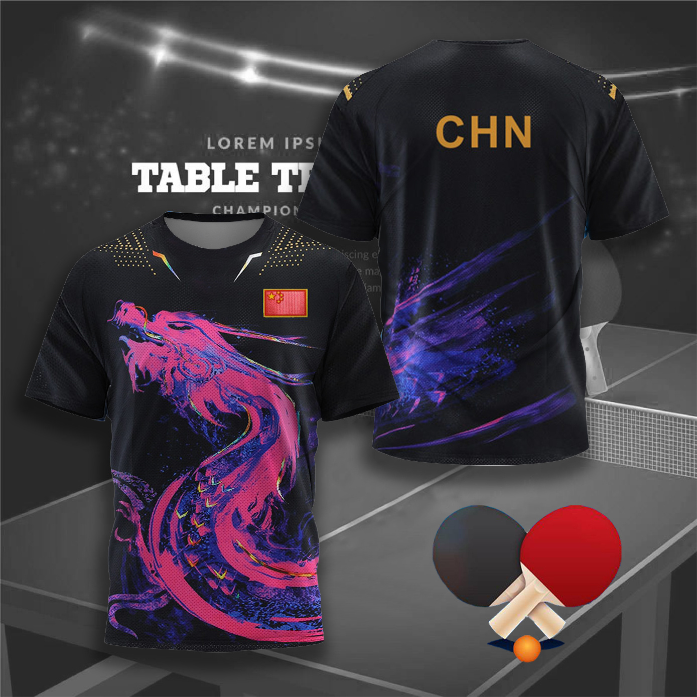 CHINA Dragon Table Tennis Grap - đánh giá và giá Badminton Asia
